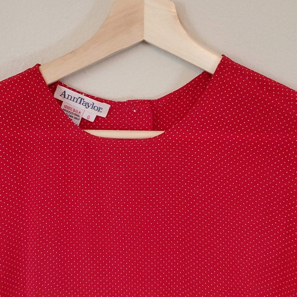 Vintage Ann Taylor Silk Shirt